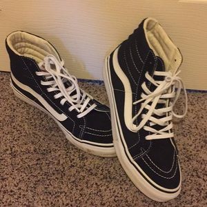 Black high top vans
